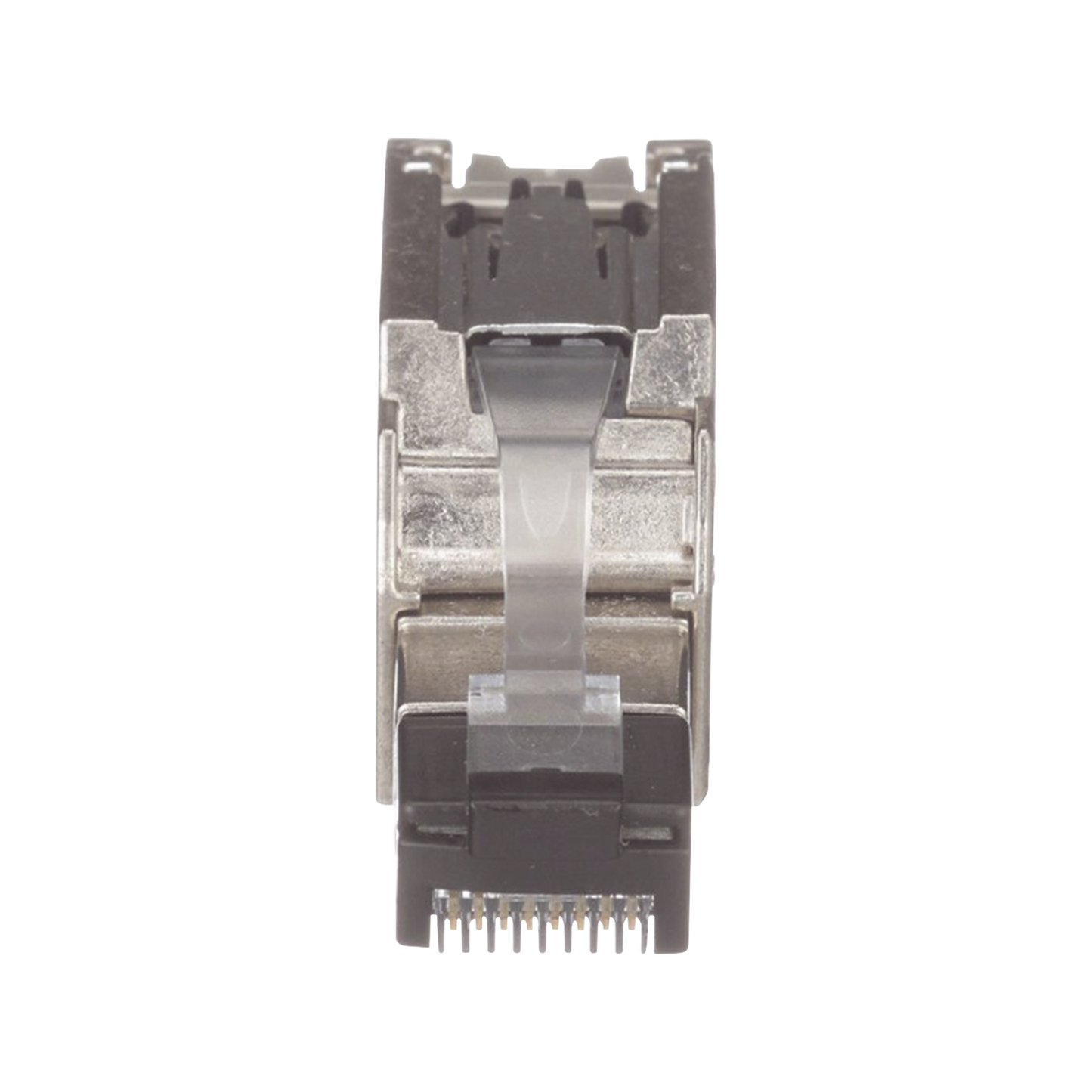 Plug RJ45 Blindado Instalación Recta Terminación en Campo Certificable Compatible con Cat5e Cat6 y Cat6A Color Plata Paquete de 10 Piezas PANDUIT - Imagen 2