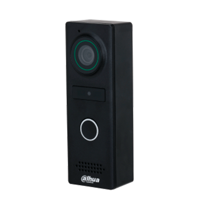 Kit de videoportero analógico con frente de calle metálico y cámara de 1.3 MP DWDR e IR automático Incluye monitor TFT de 7 entrada y salida de audio y soporte para botón de salida Ideal para seguridad y comodidad DHI-KTA02M - SILYMX