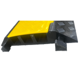 Protector de Cable de 3 Canales Base de Goma Tapa de Plástico del Canal 56x55MM Capacidad de Carga 6.1 Toneladas Longitud 90 cm  50 cm Altura 7.5 cm - SILYMX