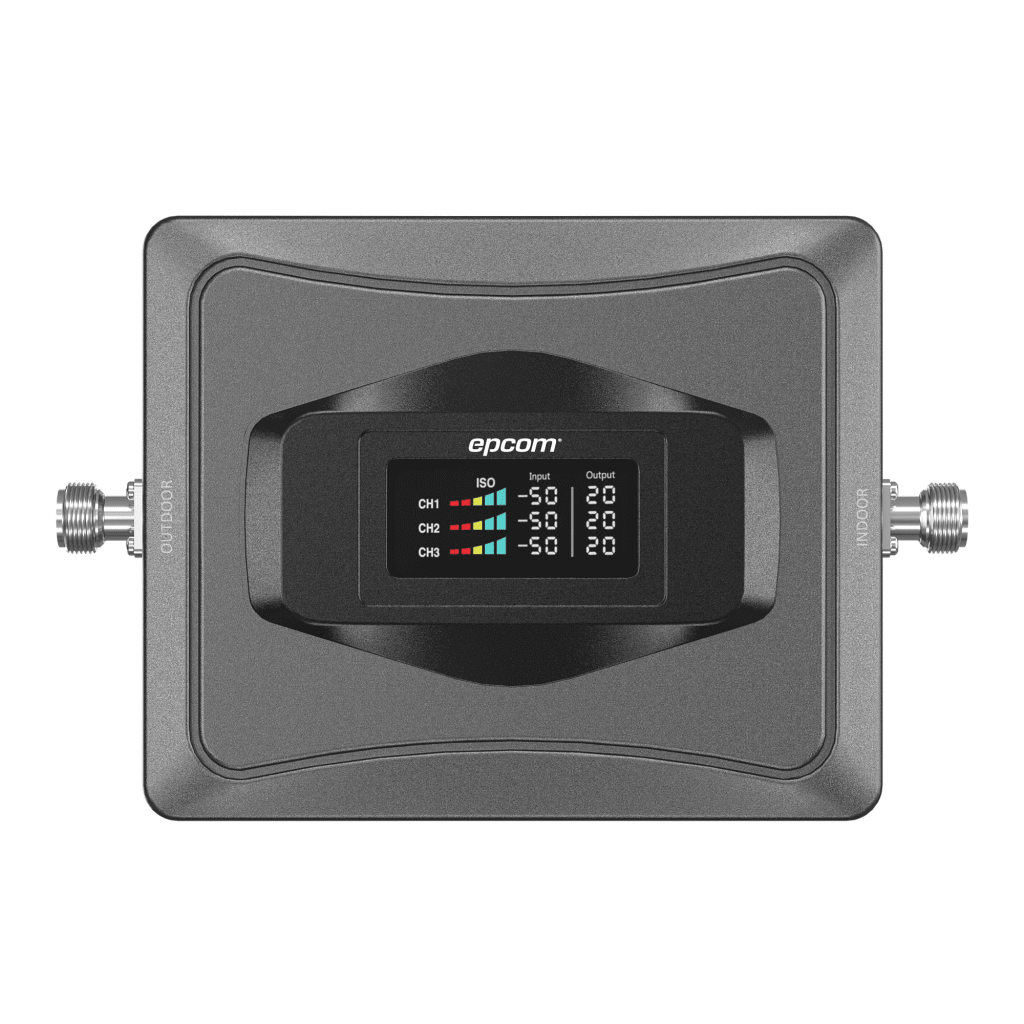 Kit Amplificador de Señal Celular 4G EPCOM EP-TB-4GV3 | Triple Banda VoLTE y Datos | Cobertura 600 m² - SILYMX