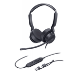 Diadema Alámbrica Yealink UH42 Dual USB-C/A Certificada Microsoft Teams