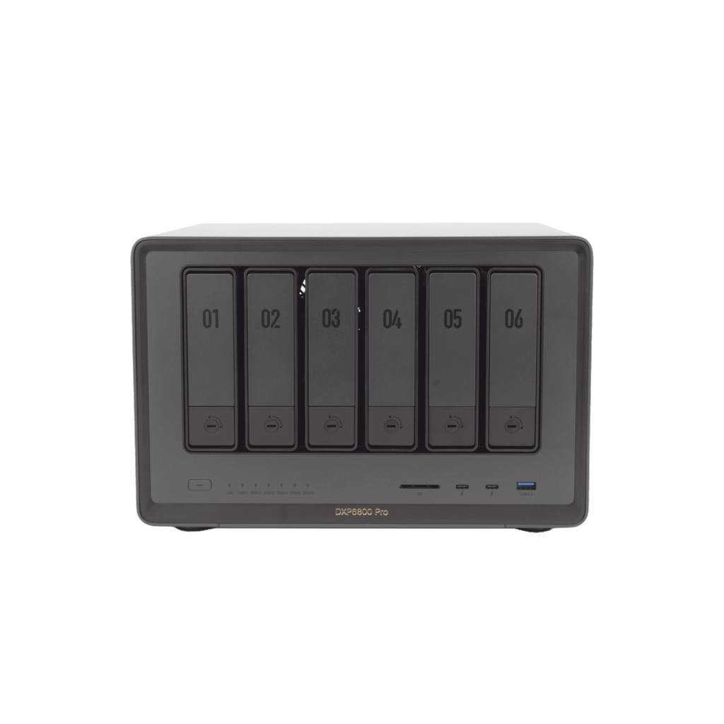 Servidor NASUGREEN25898BNAS UGREEN NASync DXP6800 Pro Intel Core i5 - 1215U 10 Núcleos 6 Bahías SATA + 2 M.2 NVMe 2 Puertos Thunderbolt 4 2 Puertos 10GbE 8K HDMI PCIe 4.0 x4 DDR5 Hasta 64GB Multiplataforma 25898B - SILYMX