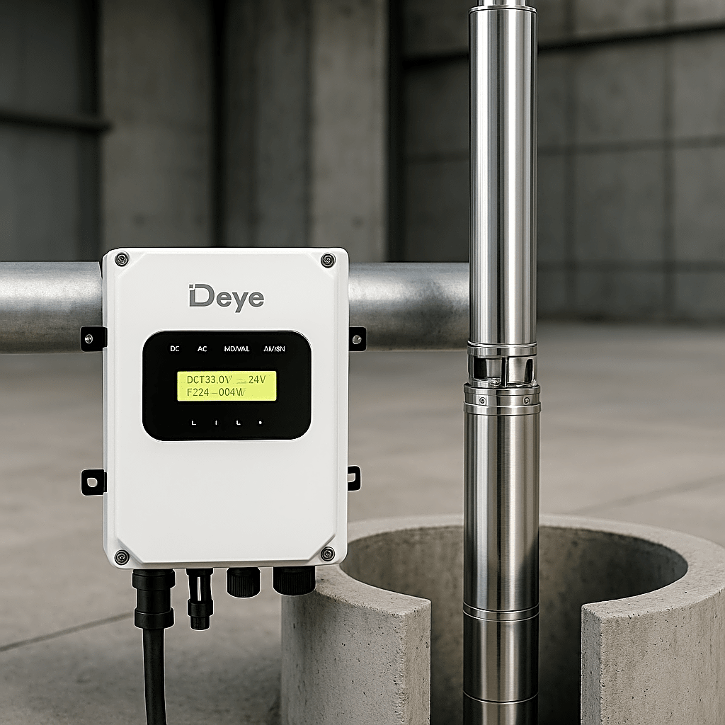 Bomba Solar Sumergible DEYE SP800DC · 800W · Controlador Solar DC · Uso Residencial y Rural - SILYMX