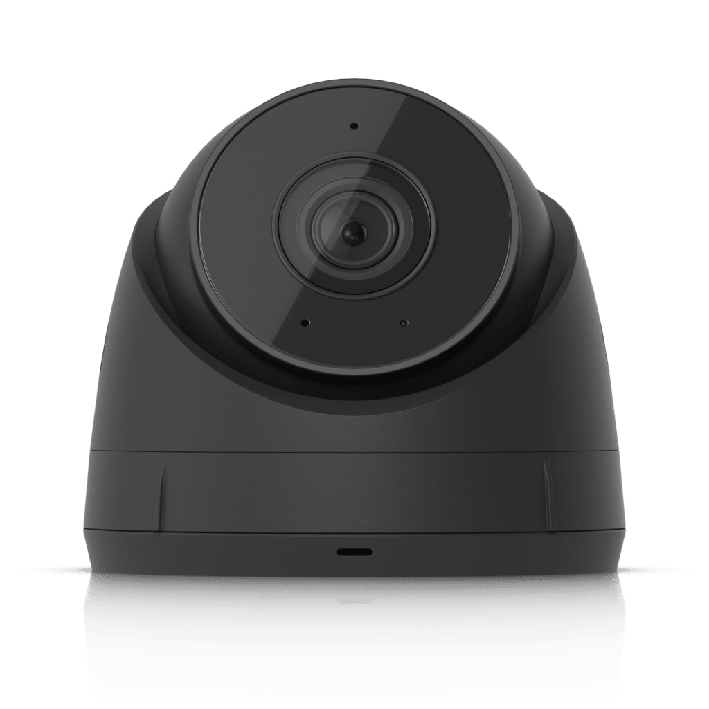 Cámara UniFi Protect G5 Turret Ultra Color Negro compacta para exterior 2K (4 MPX) ángulo 102.4° visión nocturna hasta 30mts detección de eventos micrófono POE+ UVC-G5-TURRET-ULTRA-B - SILYMX