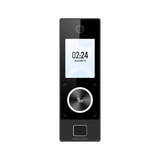 Terminal Facial Min Moe WiFi & PoE con Botón de Llamada y LECTOR DE HUELLA Exterior IP65 Tarjetas Virtuales Bluetooth con HikConnect Teams 1000 Rostros y 3,000 Huellas HIK-IA DS-K1T323MBFWX-E1 - SILYMX