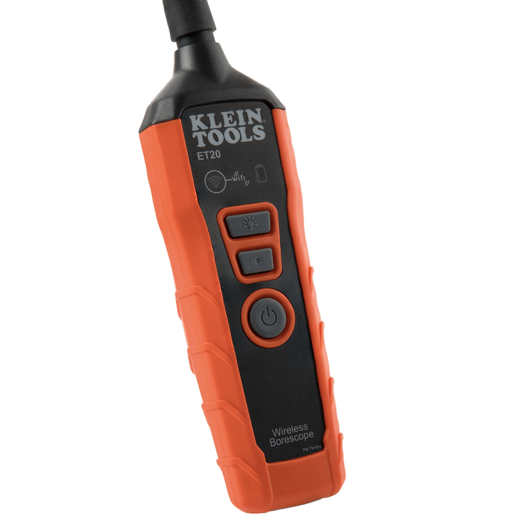 Boroscopio WiFi Klein Tools ET20, Cámara 9 mm, Cuello 1.8 m, LEDs Ajustables, IP67, Compatible Android/iOS ET20 - SILYMX