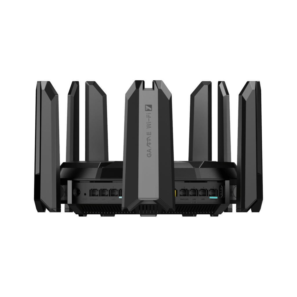 Home Router inalámbrico MESH Wi-Fi 7, Diseñado para GAMING con doble puerto WAN 2.5G para Sumar Ancho de banda, 3 puertos LAN 2.5G, 4 puertos LAN Gigabit - SILYMX