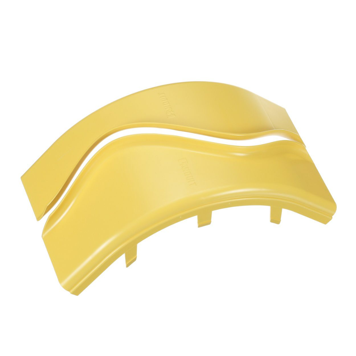 Tapa de Bajada Vertical Exterior de 90º, Para uso con Canaletas 4X4 FiberRunner™, Color Amarillo PANDUIT - Imagen 1
