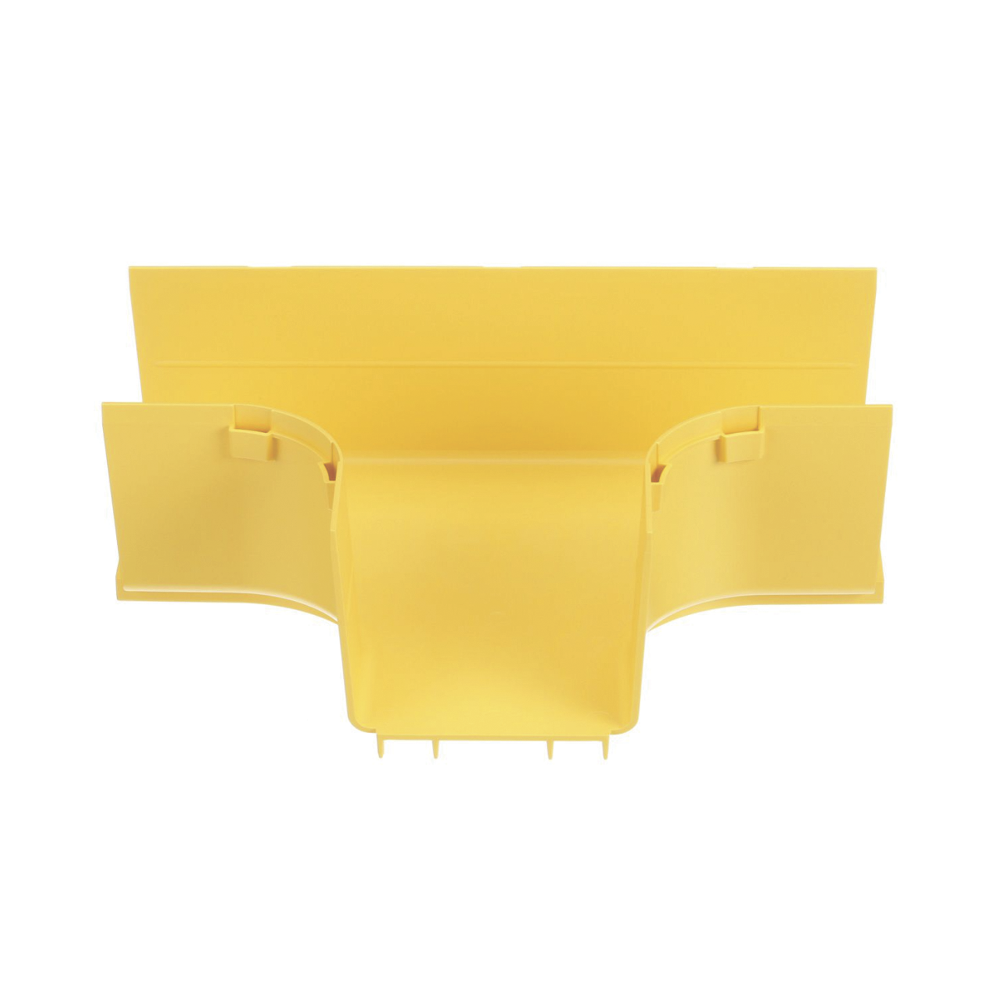 Accesorio en T Horizontal, Con Ángulos a 90º, Para Canaletas FiberRunner™ 4X4, Color Amarillo PANDUIT - Imagen 1