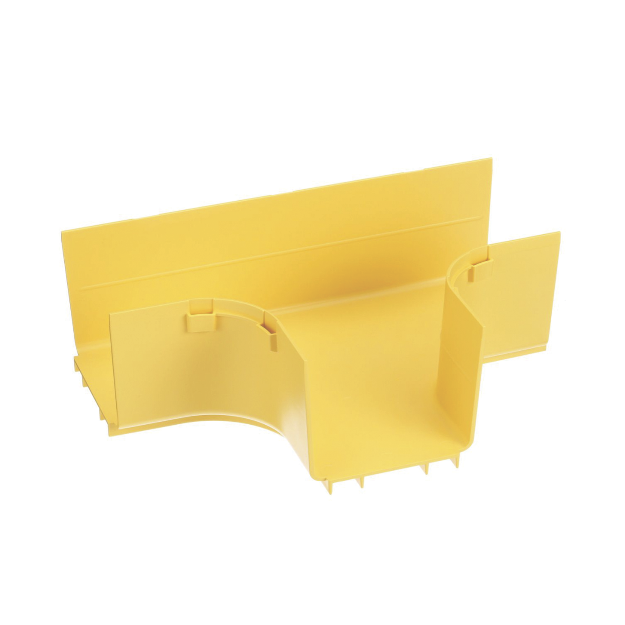 Accesorio en T Horizontal, Con Ángulos a 90º, Para Canaletas FiberRunner™ 4X4, Color Amarillo PANDUIT - Imagen 2