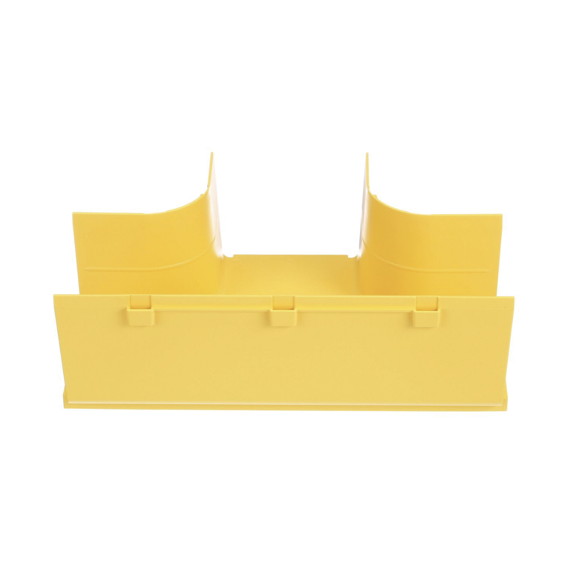 Accesorio en T Horizontal, Con Ángulos a 90º, Para Canaletas FiberRunner™ 4X4, Color Amarillo PANDUIT - Imagen 3