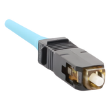 Conector de Fibra Óptica SC Simplex OptiCam Multimodo 50/125 OM3/OM4 Pre-pulido Color Aqua PANDUIT - Imagen 4
