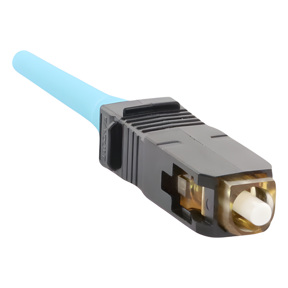 Conector de Fibra Óptica SC Simplex OptiCam Multimodo 50/125 OM3/OM4 Pre-pulido Color Aqua PANDUIT - Imagen 4