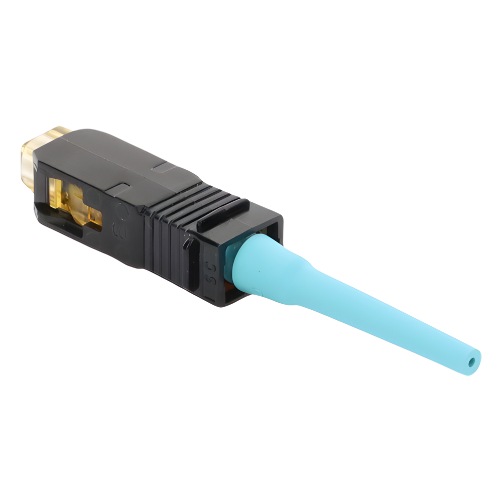 Conector de Fibra Óptica SC Simplex OptiCam Multimodo 50/125 OM3/OM4 Pre-pulido Color Aqua PANDUIT - Imagen 5