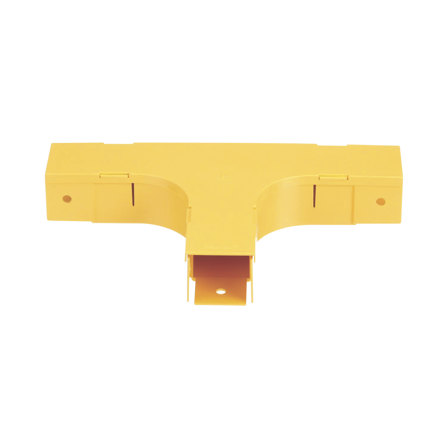 Accesorio en T Horizontal, Con Ángulos a 90º, Para Canaletas FiberRunner™ 2X2, Color Amarillo PANDUIT - Imagen 1