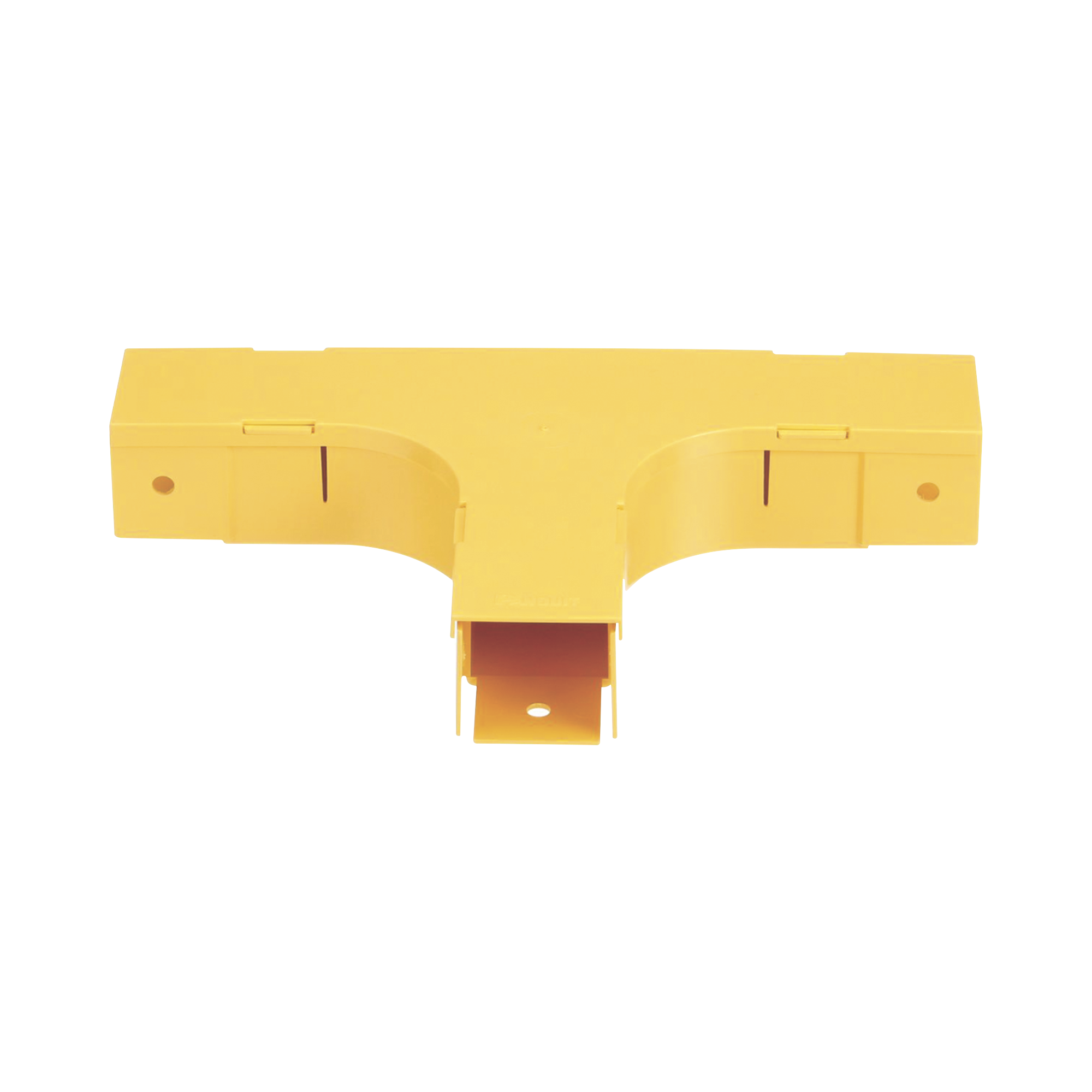 Accesorio en T Horizontal, Con Ángulos a 90º, Para Canaletas FiberRunner™ 2X2, Color Amarillo PANDUIT - Imagen 1