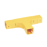 Accesorio en T Horizontal, Con Ángulos a 90º, Para Canaletas FiberRunner™ 2X2, Color Amarillo PANDUIT - Imagen 2