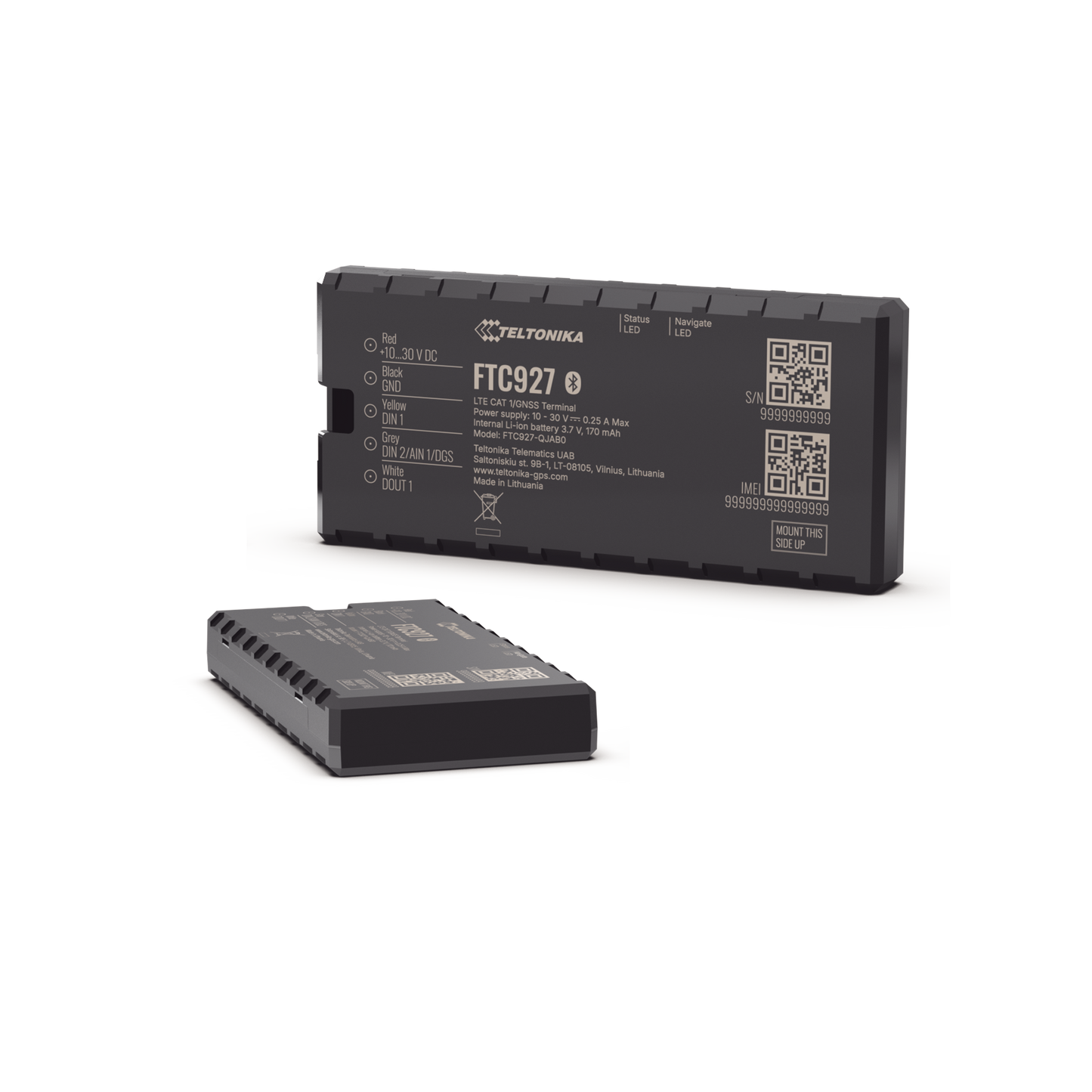 Rastreador GPS Vehicular 4G LTE Cat 1 / Precisión GNSS Mejorada / Dead Reckoning / Bluetooth® 5.4 LE / Conectividad LTE y GSM / Sensores Integrados / Compatibilidad con Beacons y Sensores Externos / Batería de Respaldo 170 mAh TELTONIKA - Imagen 1