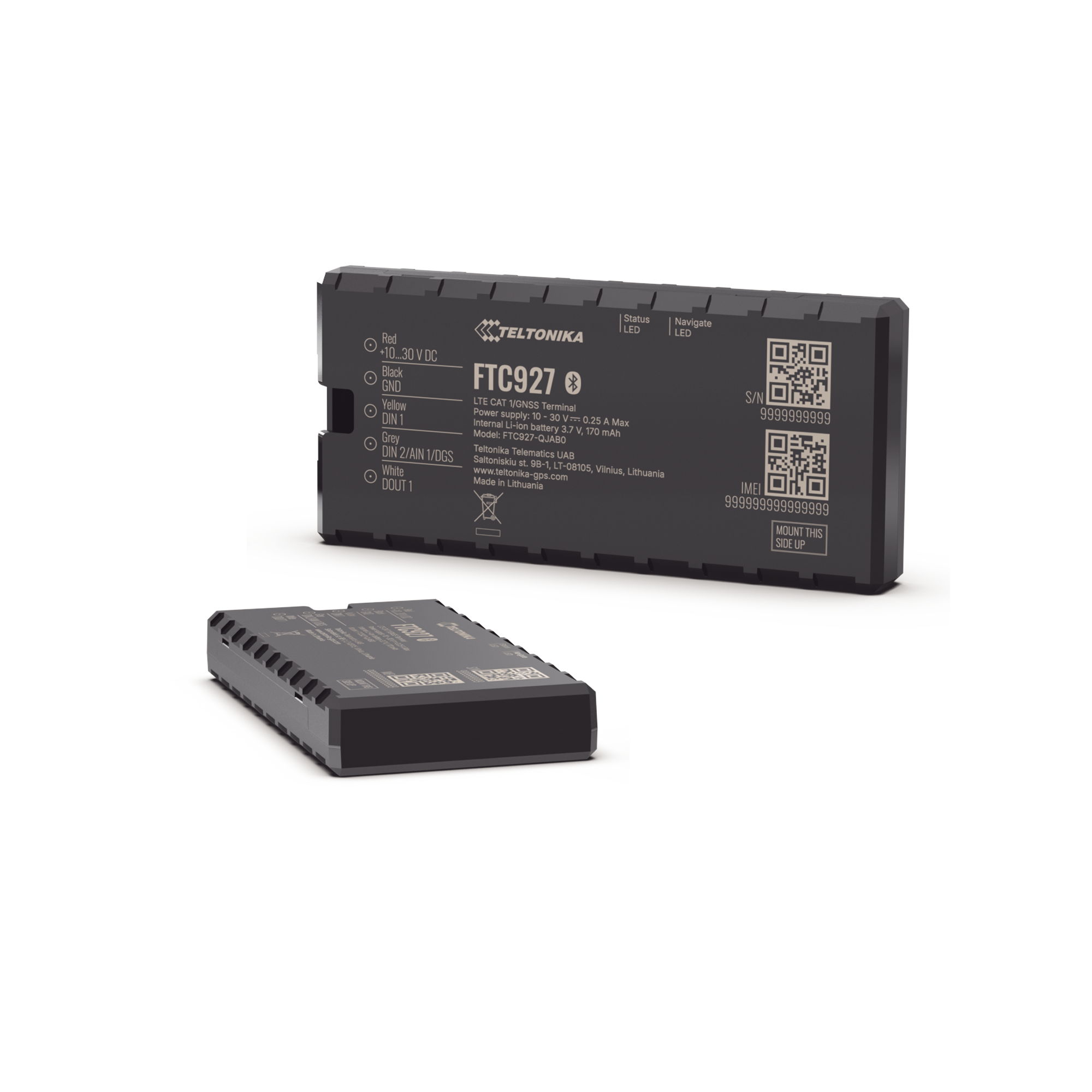 Rastreador GPS Vehicular 4G LTE Cat 1 / Precisión GNSS Mejorada / Dead Reckoning / Bluetooth® 5.4 LE / Conectividad LTE y GSM / Sensores Integrados / Compatibilidad con Beacons y Sensores Externos / Batería de Respaldo 170 mAh TELTONIKA - Imagen 1