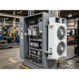 Aire Acondicionado SpectraCool G52 Interior/Exterior, Uso en Gabinetes de Telecomunicaciones, 8000 BTU, 115 Vca, de Acero, Color Gris Claro HOFFMAN - Imagen 1
