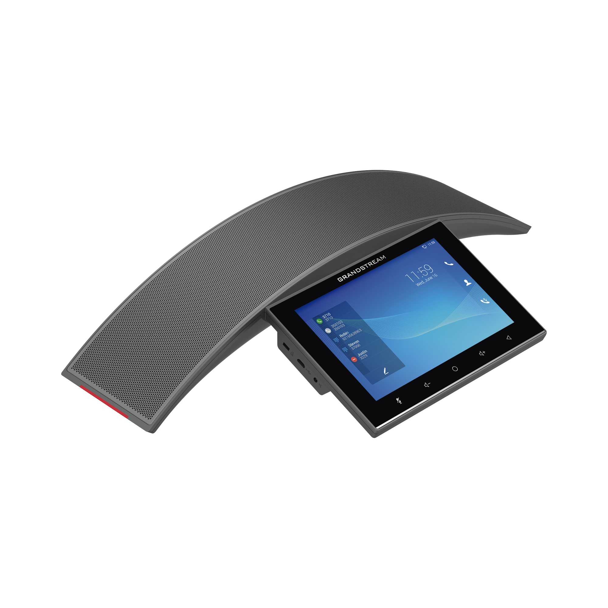 Teléfono - Audioconferencias IP Android 10, 12 líneas SIP con 12 cuentas, pantalla táctil 8", puertos Gigabit, Wi-Fi, Bluetooth, PoE, codec Opus, IPV4/IPV6 con gestión en la nube GDMS GRANDSTREAM - Imagen 1