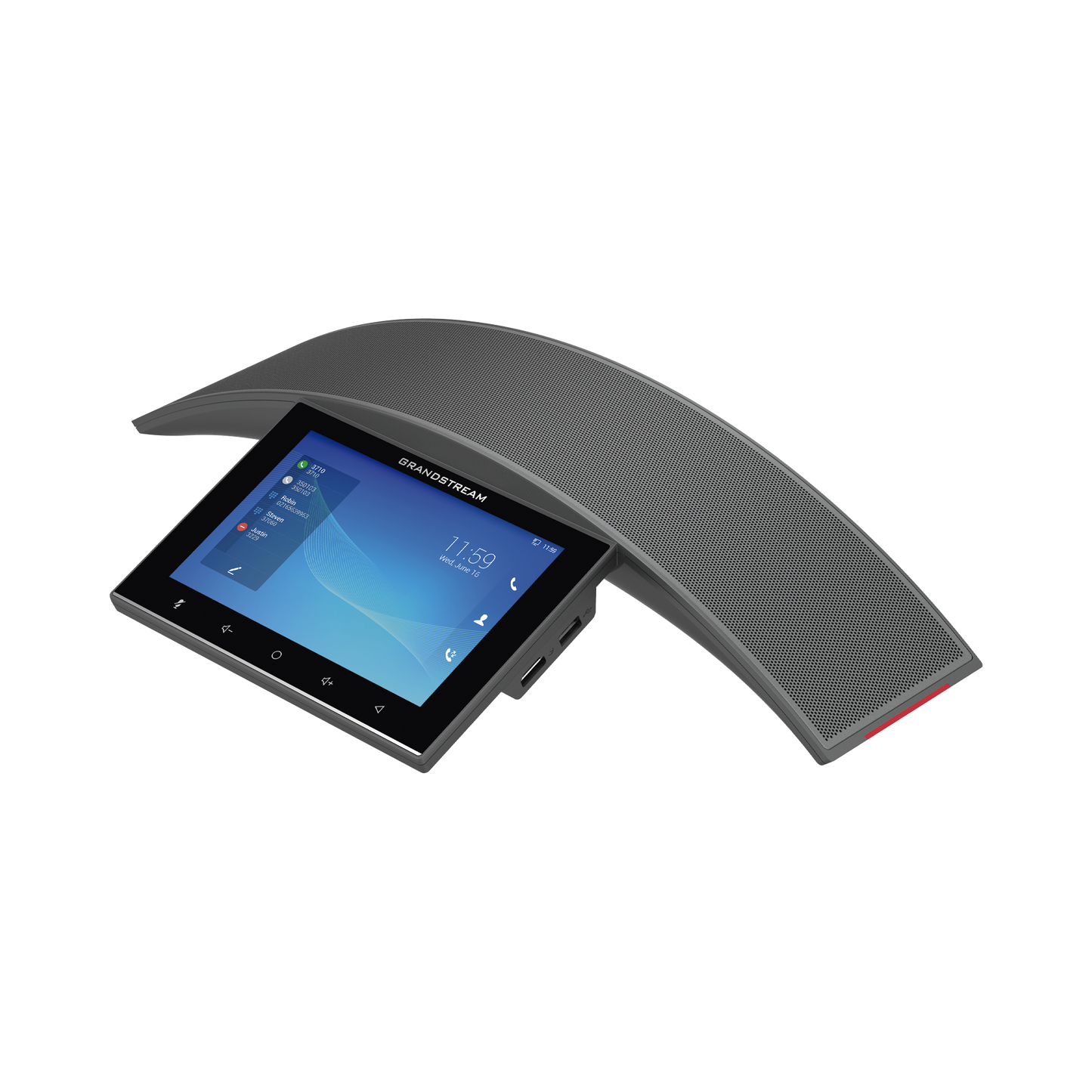 Teléfono - Audioconferencias IP Android 10, 12 líneas SIP con 12 cuentas, pantalla táctil 8", puertos Gigabit, Wi-Fi, Bluetooth, PoE, codec Opus, IPV4/IPV6 con gestión en la nube GDMS GRANDSTREAM - Imagen 2