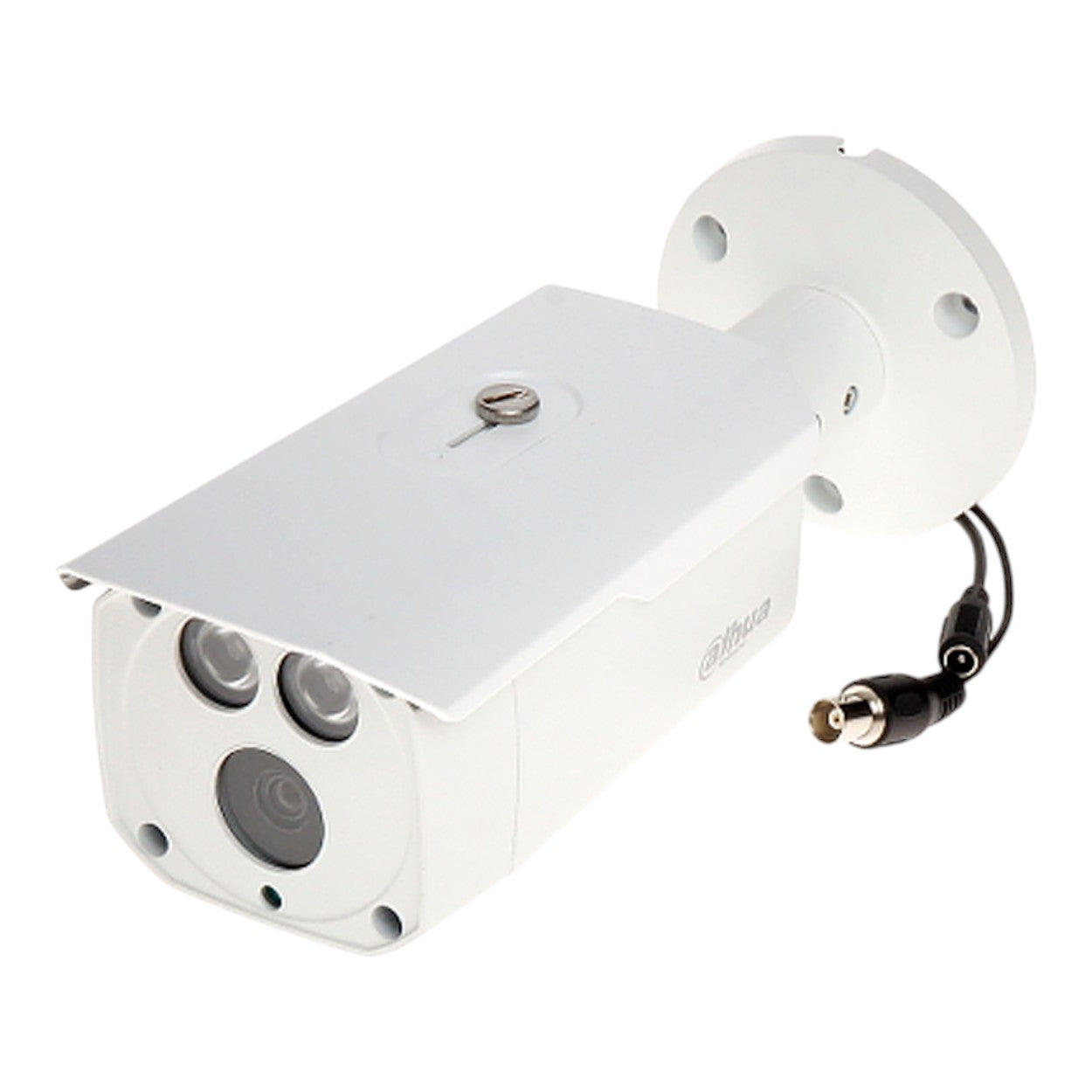 Camara Bullet HDCVI 1080p Lente 3.6 mm 87.5 Grados de Apertura Smart IR 80 Mts IP67 Metálica DWDR BLC HLC TVI AHD y CVBS Dahua - SILYMX