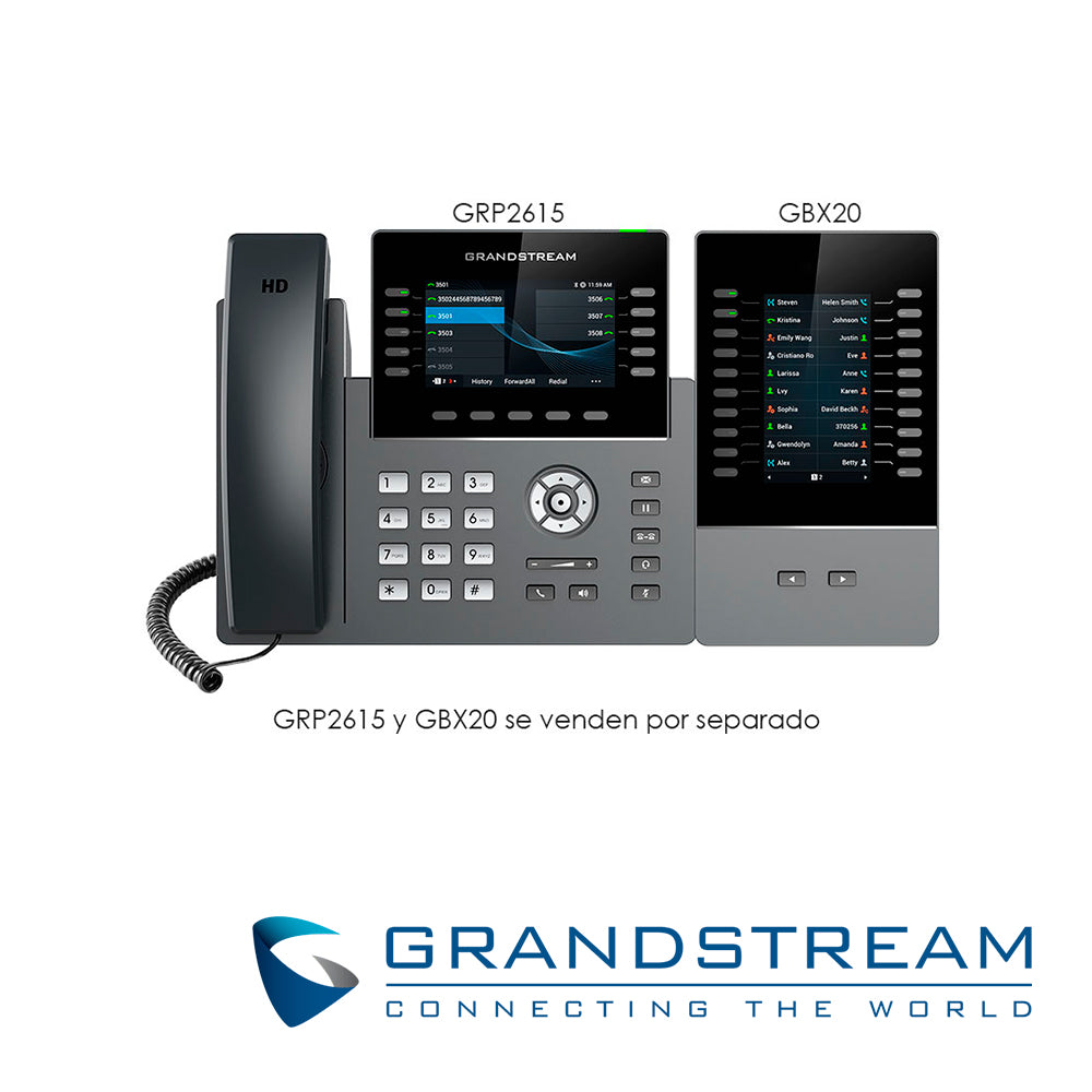 Botonera 20 teclas para GRP2624, GRP2615 y GXV3350 GBX20 GRANDSTREAM - Imagen 4