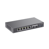 Switches PoEGRANDSTREAMGCC6010Firewall NGFW Router IP PBX 24 Usuarios Switch 5 Puertos Gigabit 4 PoE 2 SFP 2.5G Grandstream GCC6010 - SILYMX