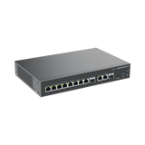 Switches PoEGRANDSTREAMGCC6011Firewall NGFW Router PBX IP Switch 10 Puertos Gigabit 4 PoE 2 SFP 2.5G Grandstream GCC6011 - SILYMX