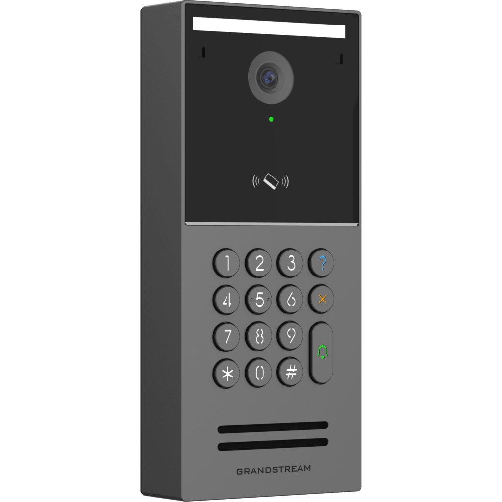 Videoportero IP Inteligente GDS3725 / 2K Ultra HD 1080p / Ángulo 127° / IA ISP con Análisis de Comportamiento / Lector RFID IC-ID NFC / Múltiples Métodos de Apertura / PoE Integrado / Protección IP66 IK10 / Interoper GRANDSTREAM - Imagen 1