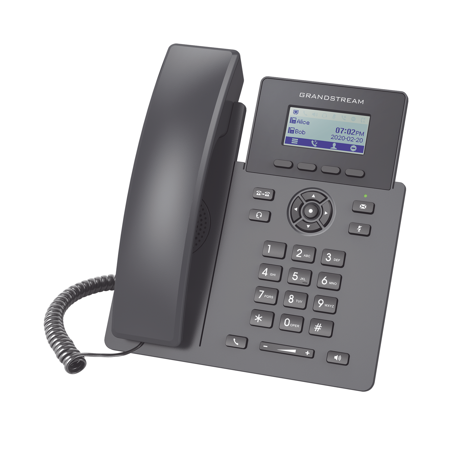 Teléfono IP de 2 líneas con 2 cuentas SIP conferencia de 5 vías Ethernet con Poe pero NO incluye su fuente de alimentación GRP2601P GRANDSTREAM - Imagen 1