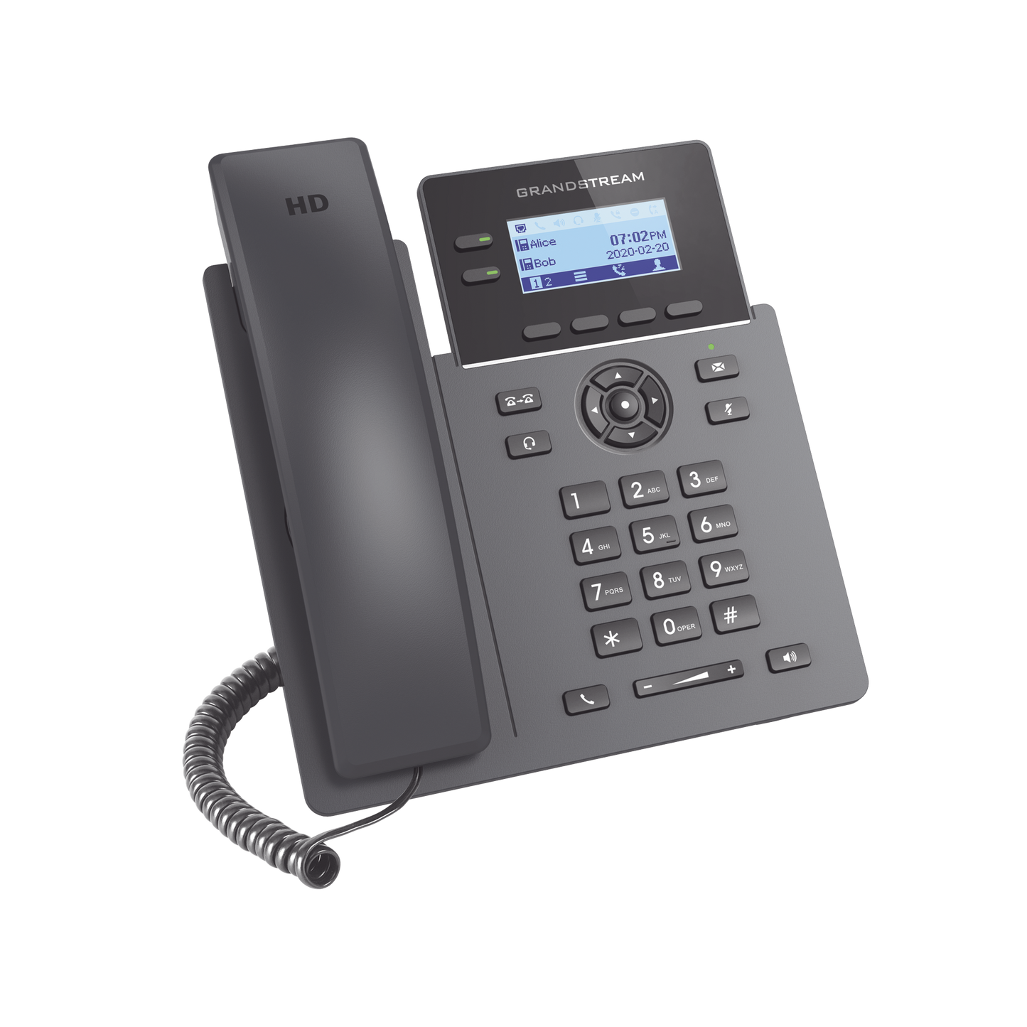 Teléfono IP Grado Operador, 2 líneas SIP con 4 cuentas, codec Opus, IPV4/IPV6 con gestión en la nube GDMS GRANDSTREAM - Imagen 3