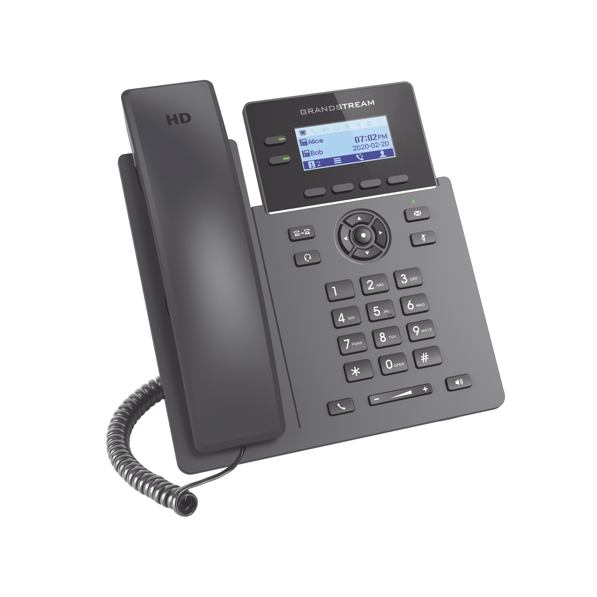 Teléfono IP Grado Operador, 2 líneas SIP con 4 cuentas, codec Opus, IPV4/IPV6 con gestión en la nube GDMS GRANDSTREAM - Imagen 3