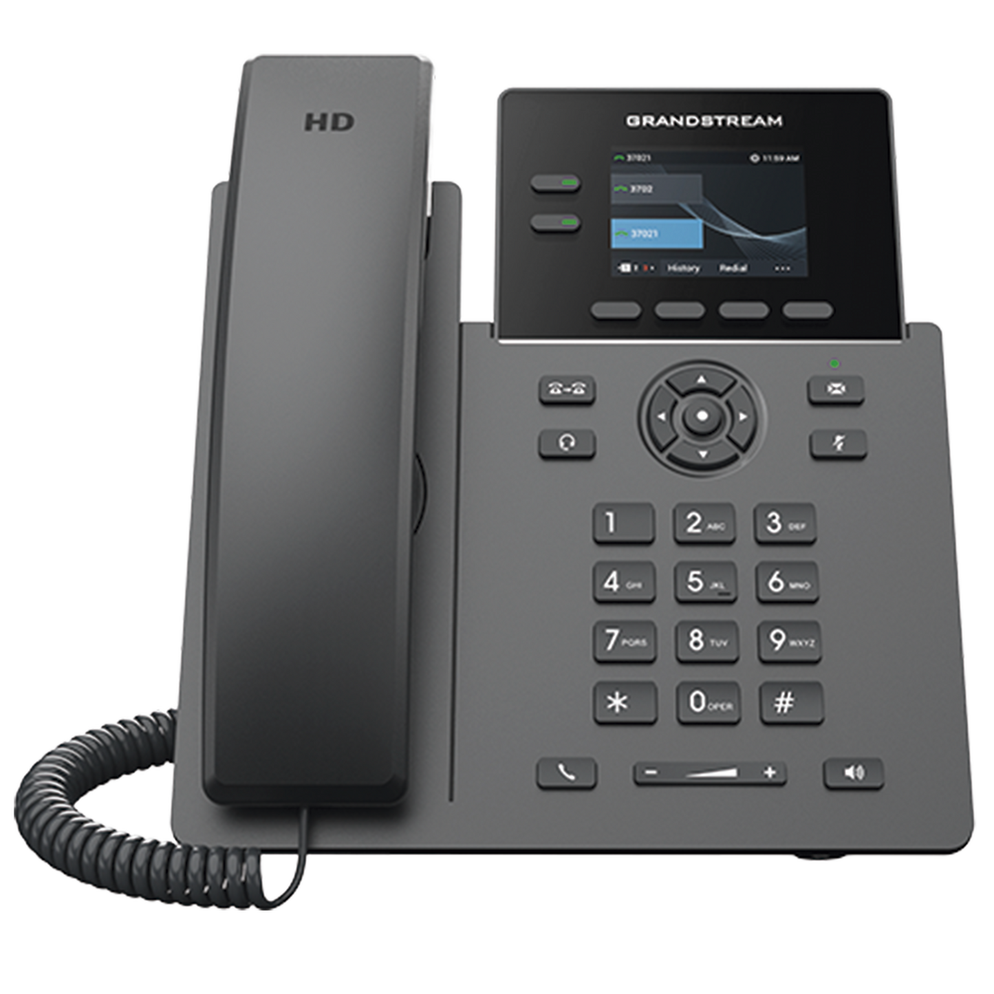 TELÉFONO IP POE GRADO OPERADOR DE 2 LÍNEAS / PANTALLA LCD TFT 2.4 PULGADAS COLOR / 8 BOTONES VIRTUALES MULTIUSO / SEGURIDAD CARRIER-GRADE / COMPATIBLE CON GDMS / AUDIO HD / CONFERENCIAS DE AUDIO 5 VÍAS GRANDSTREAM - Imagen 3