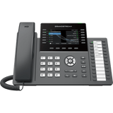 TELÉFONO IP PROFESIONAL DE 12 LÍNEAS / 24 TECLAS DE EXTENSIÓN PROGRAMABLES / WI-FI 6 / POE INTEGRADO / PANTALLA LCD 4.3 PULGADAS / SEGURIDAD DE NIVEL EMPRESARIAL / BLUETOOTH INTEGRADO / COMPATIBLE CON GDMS / AUDIO HD CON NOISE-SHIELD GRANDSTREAM - Imagen 1