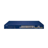 Switches PoEPLANETGS-4210-16P4CSwitch Administrable Capa 2 16 Puertos Gigabit PoE+ 240W 4 SFP PLANET GS - 4210 - 16P4C - SILYMX