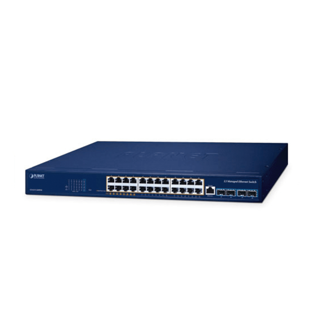 Switches PoEPLANETGS-6311-24HP4XSwitch Administrable Capa 3 24 Puertos Gigabit PoE++ 480W 4 SFP+ 10G PLANET GS - 6311 - 24HP4X - SILYMX