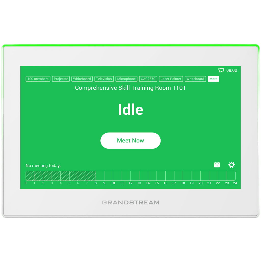 Estación de Intercomunicación SIP con Wi-Fi 6, Bluetooth y Control Total para Agendamiento de Salas y Edificios Inteligentes (Color Blanco) GRANDSTREAM - Imagen 2