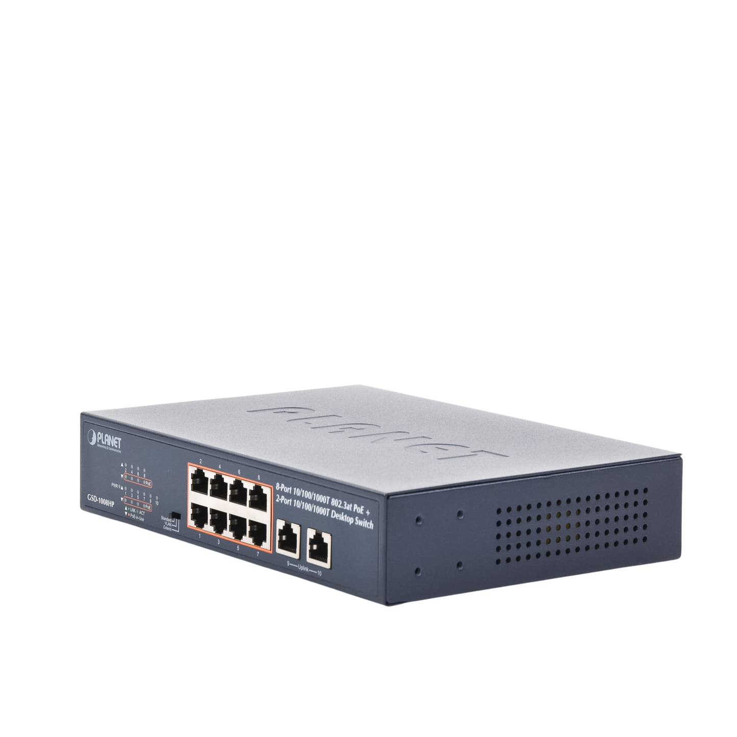 Switch No Administrable Poe De 8 Puertos 10/100/1000 Mbps Con Poe 802.3Af/At PLANET - Imagen 6