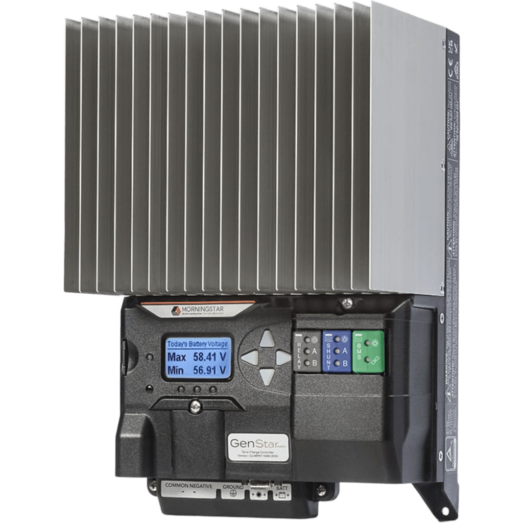 Controlador de Carga Solar MPPT / 100A / 12/24/36/48V / Voc 200Vcc / Eficiencia 99% / Sin Ventilador / ReadyRail MORNINGSTAR - Imagen 3