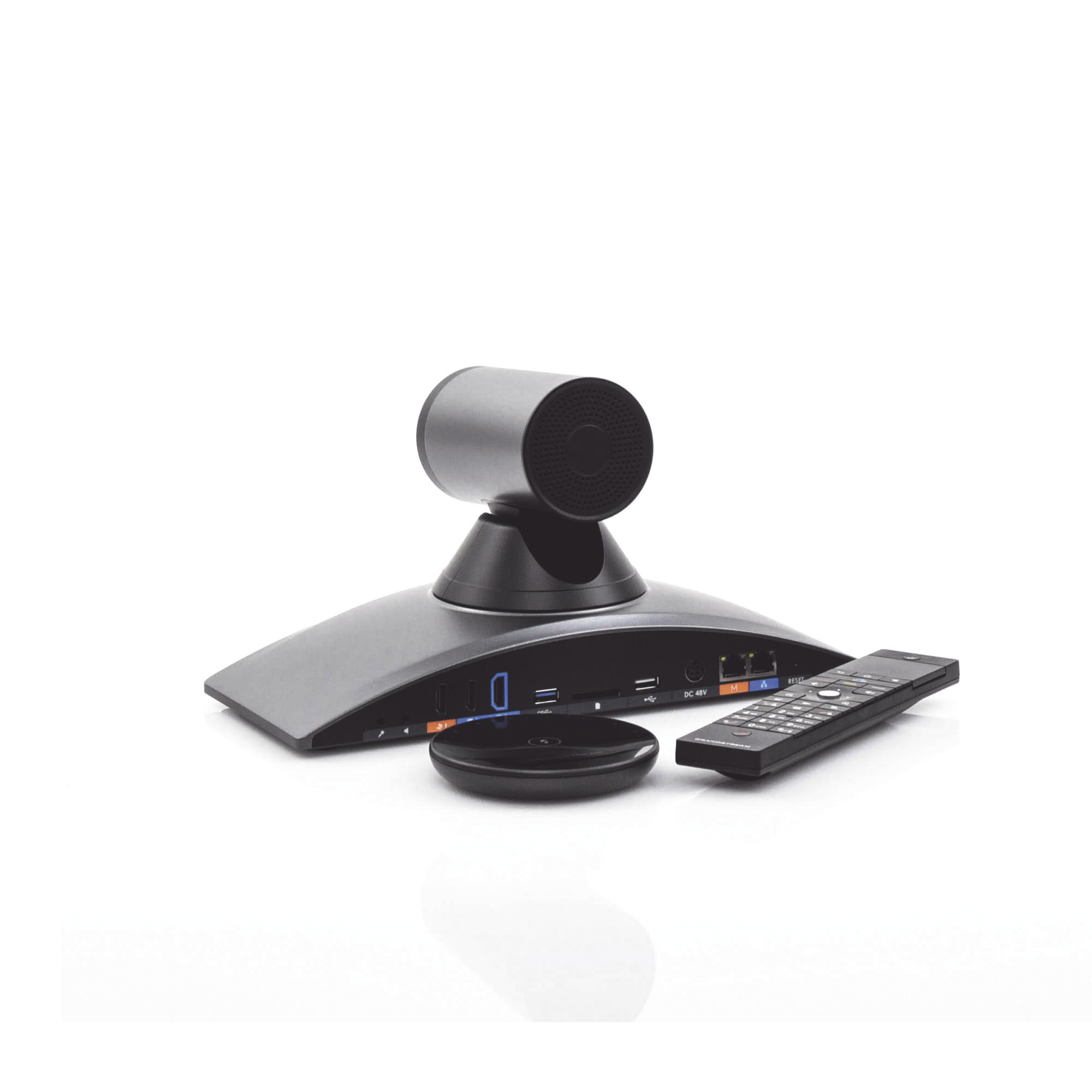 Sistema de Video Conferencia 4k para plataforma IPVideotalk ePTZ, 2 Salidas de video HDMI, audio incorporado, control remoto, incluye micrófono GMD1208 GRANDSTREAM - Imagen 4
