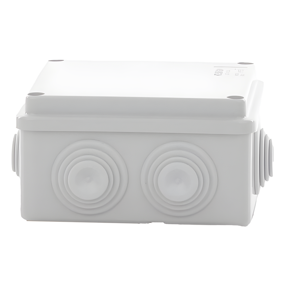 Caja de derivación de PVC Auto-extinguible con 6 entradas tapa atornillada 100x100x50 MM (Medidas internas) (IP55) GEWISS - Imagen 6