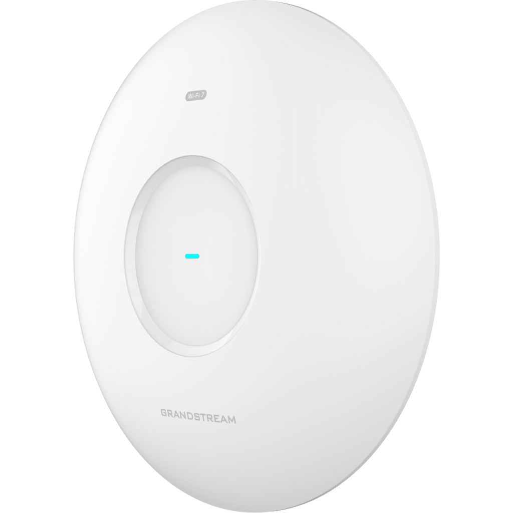 Punto de Acceso Wi-Fi 7 Empresarial BE21000 / Throughput 21 Gbps Inalámbrico / MU-MIMO 4x4:4 (5GHz y 6GHz) / 768 Clientes Simultáneos / Puerto 10G PoE++ y 2.5G / MLO - 4096 QAM - Multi-RU / Gestión Integrada 50 APs / BLE 5.3 / Cobertu GRANDSTREAM - Imagen 1