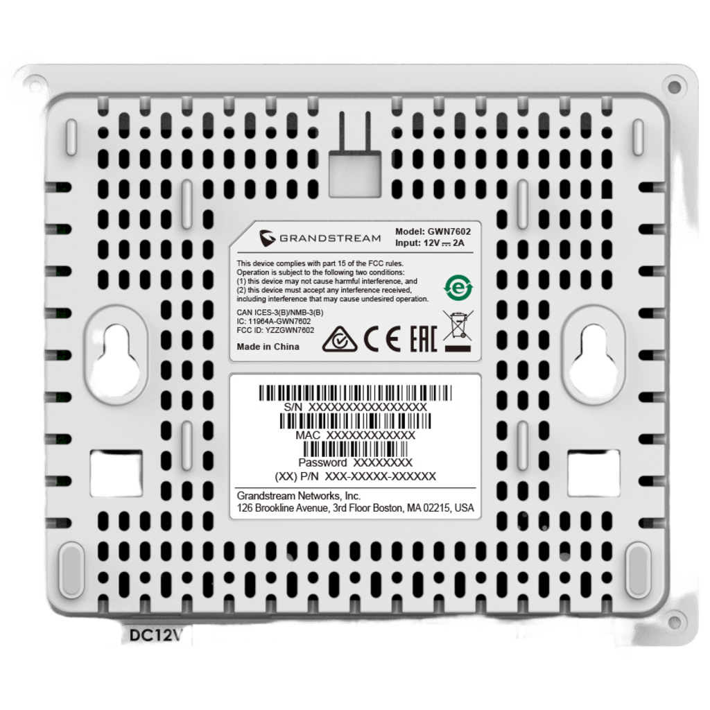 Punto de Acceso Wi-Fi 6 AX3000 / 3 Gbps / 4 Puertos Gigabit con PoE / MU-MIMO 2x2 (2.4GHz) y 3x3 (5GHz) / Hasta 256 Clientes Simultáneos / Cobertura de 100 mts / Gestión en la Nube GDMS GRANDSTREAM - Imagen 3