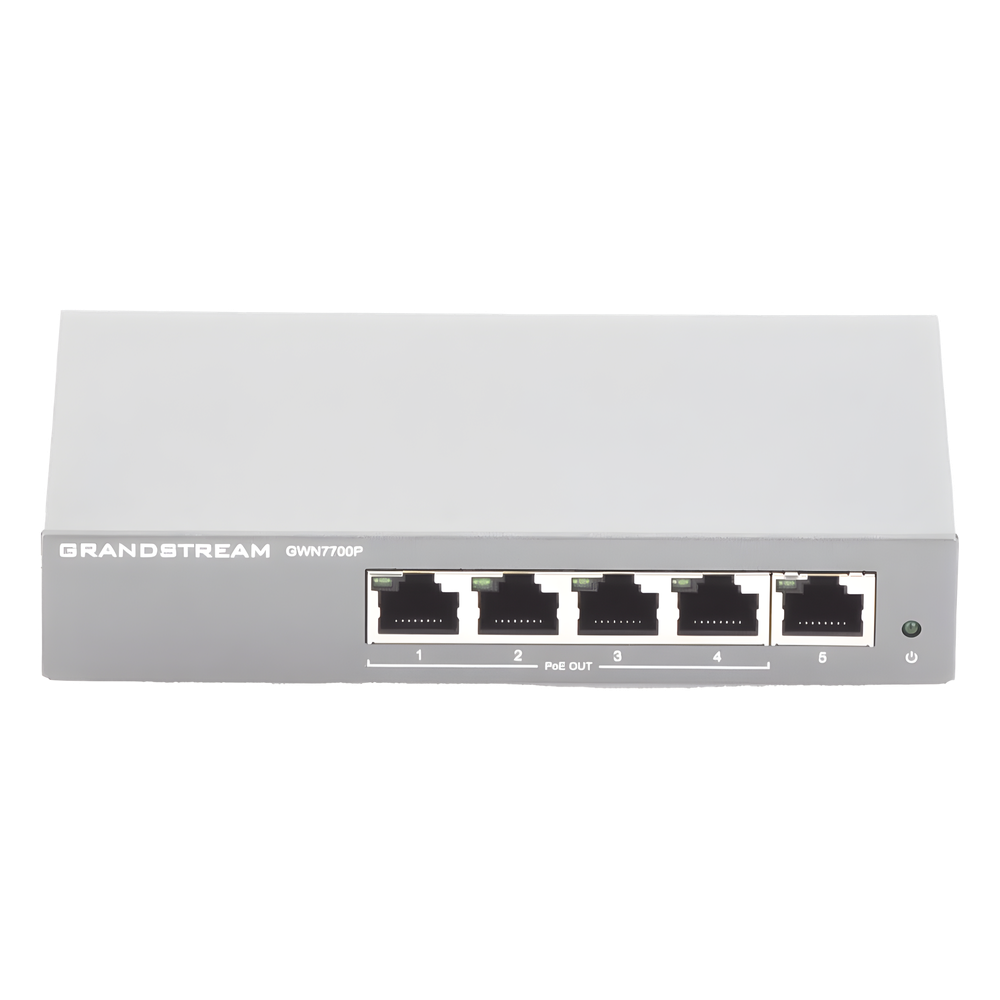Switch PoE+ Gigabit No Administrable / 5 puertos / 4 puertos PoE+ 30W / 60W total / 10 Gbps GRANDSTREAM - Imagen 2