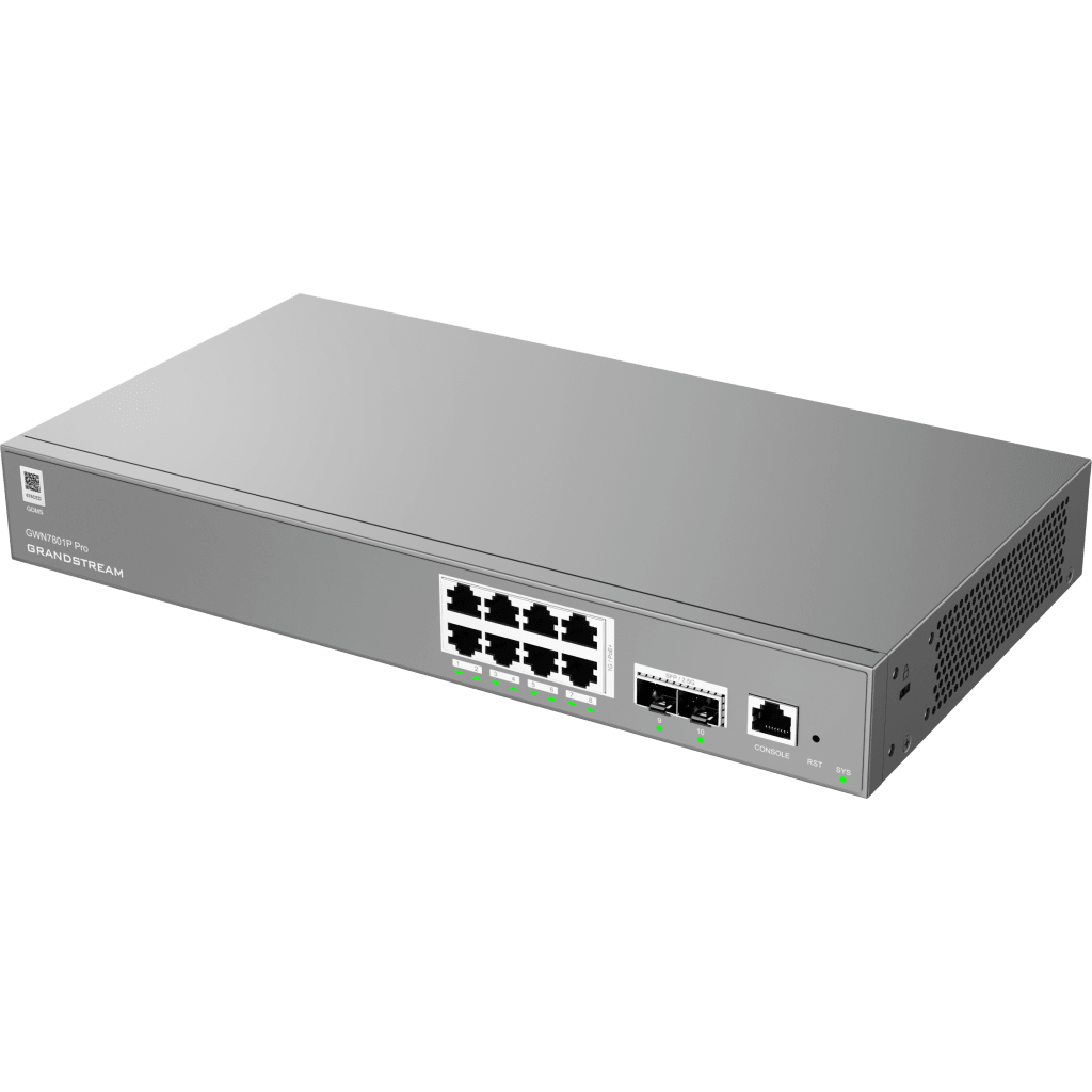 Switch de Red Empresarial L2++ / Serie GWN7800 Pro / 8 Puertos Gigabit PoE 120W / 2 Puertos 2.5GG SFP / Gestión Cloud GDMS / VLAN 4K / QoS Avanzado / Seguridad Integral GRANDSTREAM - Imagen 2