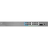Switch de Red Empresarial L2++ / Serie GWN7800 Pro / 16 Puertos Gigabit PoE 250W / 2 Puertos SFP+ / Gestión Cloud GDMS / VLAN 4K / QoS Avanzado / Seguridad Integral GRANDSTREAM - Imagen 1