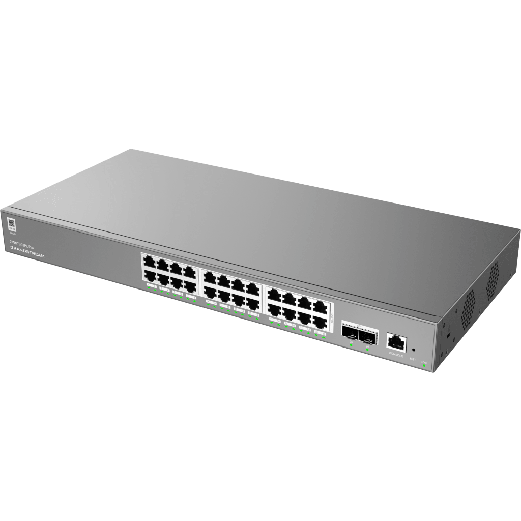 Switch de Red Empresarial L2++ / Serie GWN7800 Pro / 24 Puertos Gigabit PoE 250W / 2 Puertos SFP+ / Gestión Cloud GDMS / VLAN 4K / QoS Avanzado / Seguridad Integral GRANDSTREAM - Imagen 2