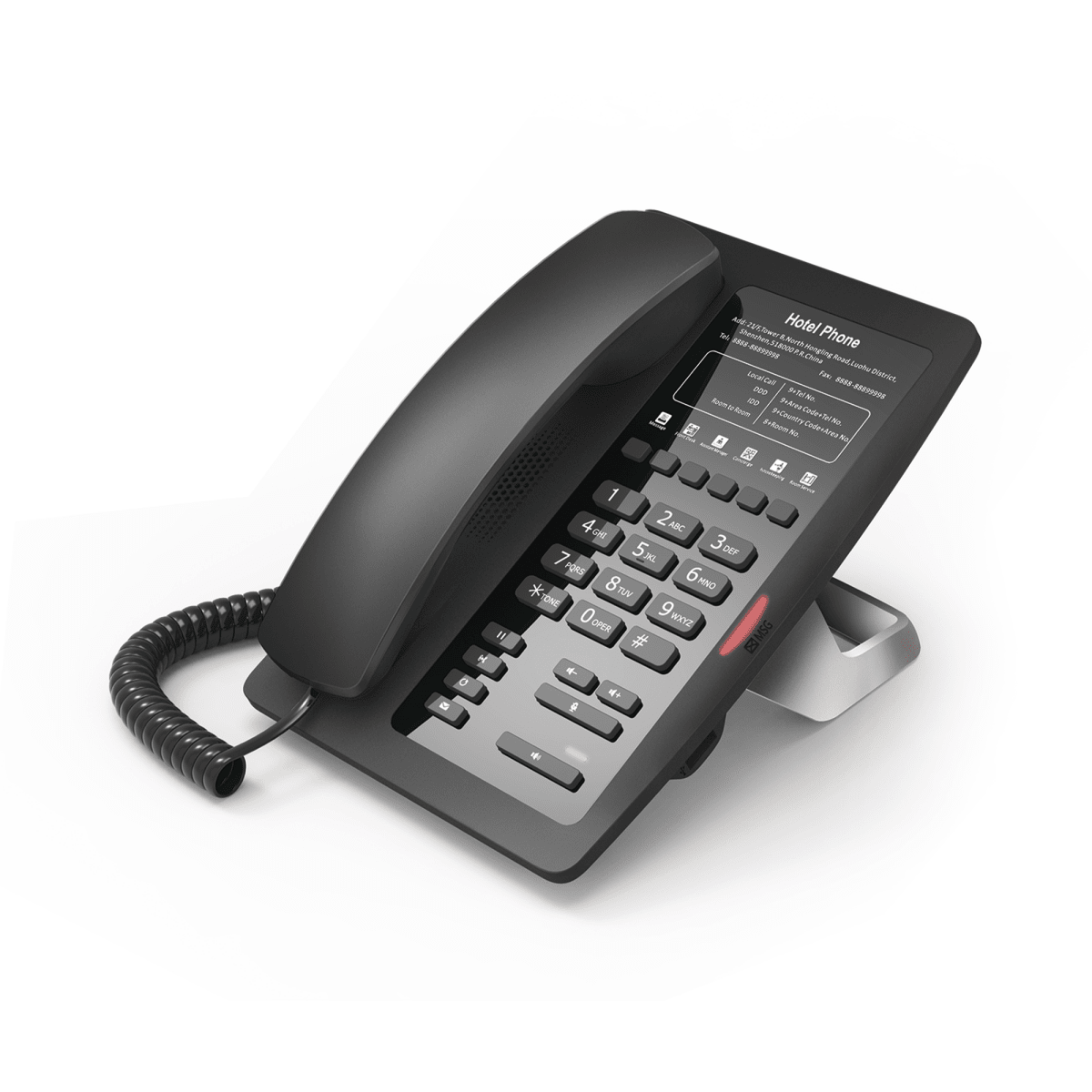 VoIP Telefonia IP VideoconferenciaFANVILH3WBTeléfono IP WiFi Hotelería 6 Teclas Hotline PoE Plantilla Personalizable Fanvil H3WB - SILYMX